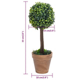Kunstplanten Met Pot Buxus Bolvorming 33 Cm Groen