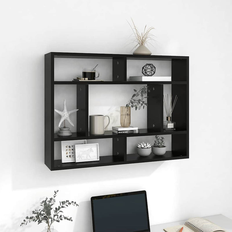 Wandschap 75X16X55 Cm Bewerkt Hout Artisanaal Eikenkleur