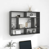 Wandschap 75X16X55 Cm Bewerkt Hout Artisanaal Eikenkleur