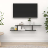 Wandgemonteerde Tv Plank Met Plank 125 X 18 X 23 Cm