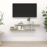 Wandgemonteerde Tv Plank Met Plank 125 X 18 X 23 Cm