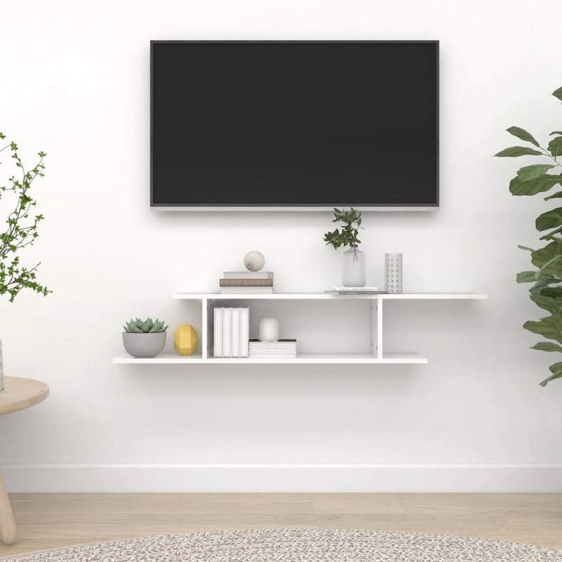 Wandgemonteerde Tv Plank Met Plank 125 X 18 X 23 Cm