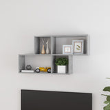 Wandplank Met Plank 76 X 15 X 53 Cm Bewerkt Hout