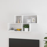 Wandplank Met Plank 76 X 15 X 53 Cm Bewerkt Hout