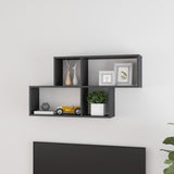 Wandplank Met Plank 76 X 15 X 53 Cm Bewerkt Hout