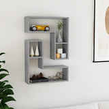 Wandplanken 2 Pcs 50 X 15 X 85 Cm Bewerkt Hout