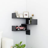 Wandhoekplank 40 X 40 X 49,5 Cm Bewerkt Hout