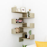 Wandhoekplank 40 X 40 X 49,5 Cm Bewerkt Hout