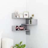 Wandhoekplank 40 X 40 X 49,5 Cm Bewerkt Hout