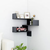 Wandhoekplank 40 X 40 X 49,5 Cm Bewerkt Hout