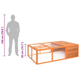 Dierenhok Voor Buiten 150X100X50 Cm Massief Vurenhout