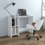 Bureau 102,5X35X75 Cm Bewerkt Hout Artisanaal Eikenkleur