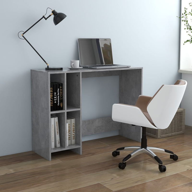 Bureau 102,5X35X75 Cm Bewerkt Hout Artisanaal Eikenkleur