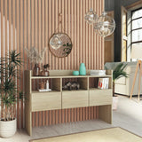 Dressoir 105X30X70 Cm Bewerkt Hout Kleurig