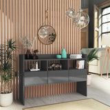 Dressoir 105X30X70 Cm Bewerkt Hout Kleurig