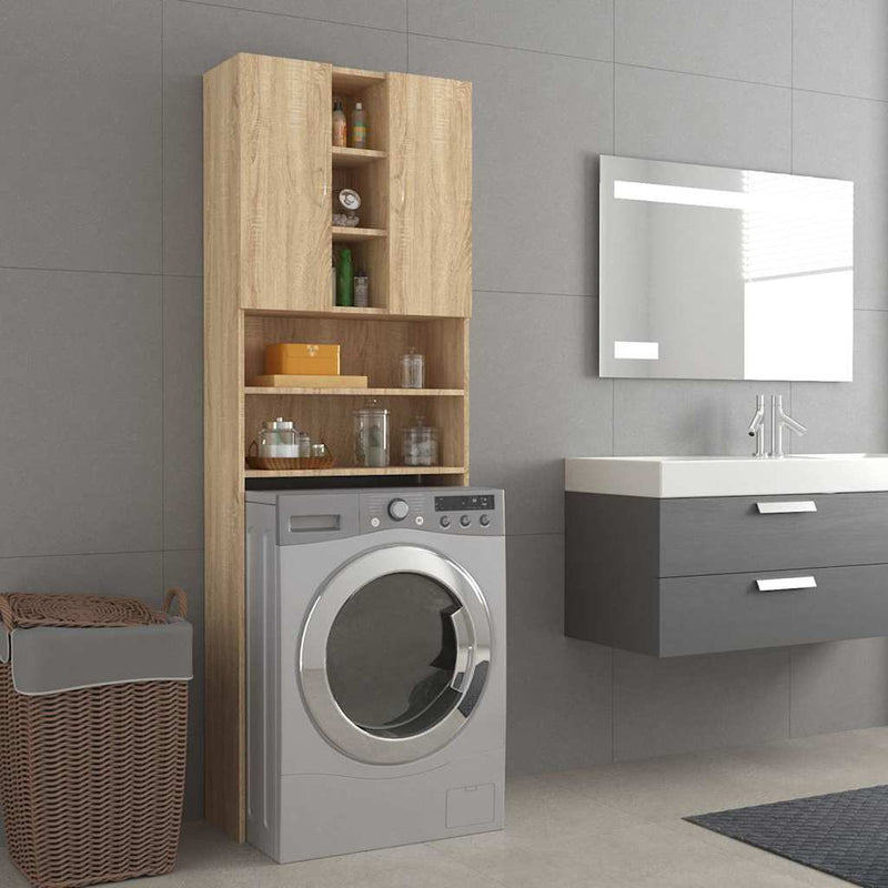Wasmachinekast 64X25,5X190 Cm