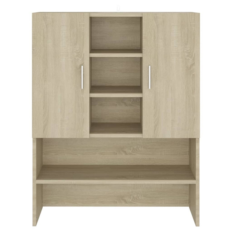 Wasmachinekast 70,5X25,5X90 Cm Sonoma Eikenkleurig