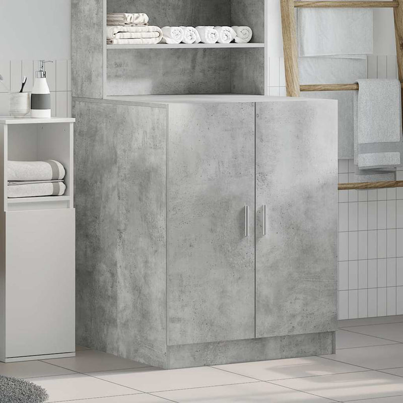 Wasmachinekast 71X71,5X91,5 Cm Betongrijs