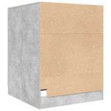 Wasmachinekast 71X71,5X91,5 Cm Betongrijs