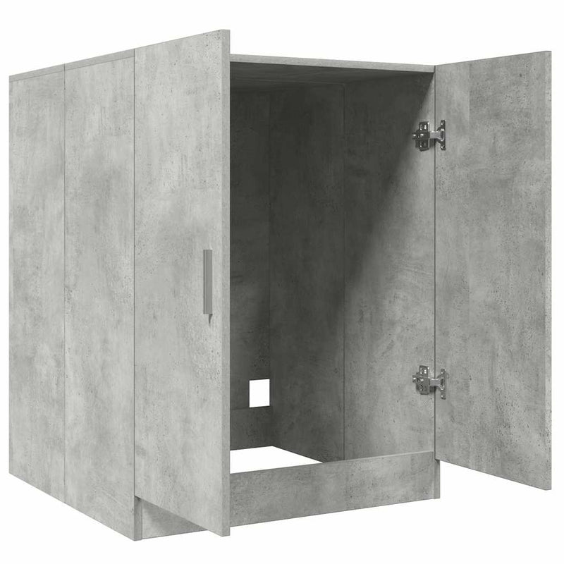 Wasmachinekast 71X71,5X91,5 Cm Betongrijs