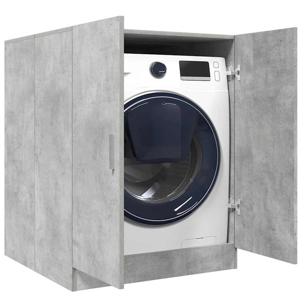 Wasmachinekast 71X71,5X91,5 Cm Betongrijs