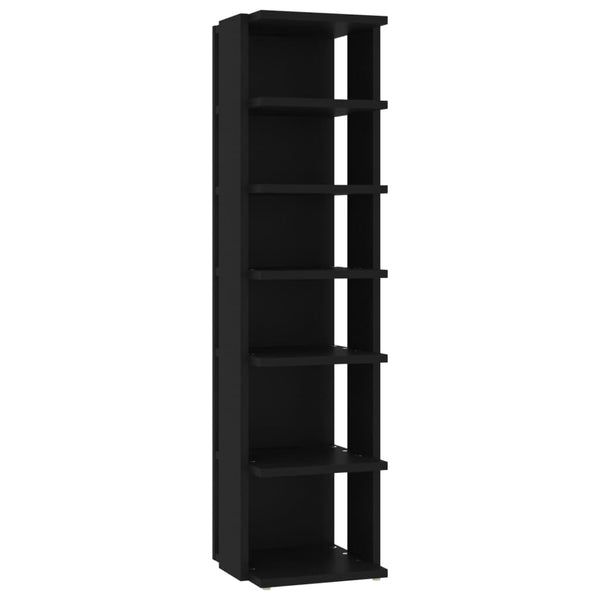 Schoenenkast 27,5X27X102 Cm Bewerkt Hout