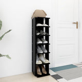 Schoenenkast 27,5X27X102 Cm Bewerkt Hout