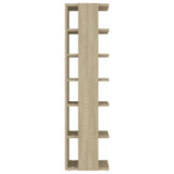 Schoenenkast 27,5X27X102 Cm Bewerkt Hout Kleurig