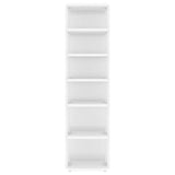 Schoenenkast 27,5X27X102 Cm Bewerkt Hout