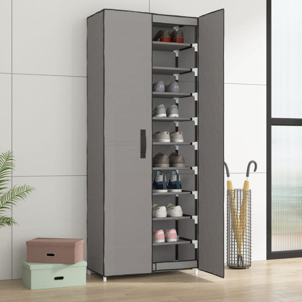 Schoenenkast 60X30X Stof Grijs