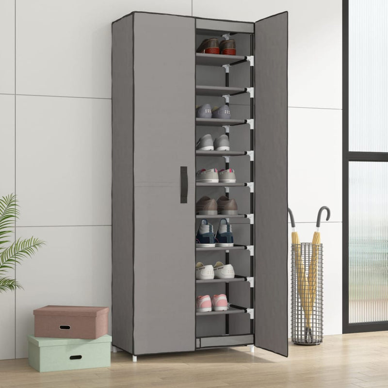 Schoenenkast 60X30X Stof Grijs