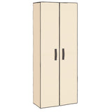 Schoenenkast 60X30X Stof Kleurig Crème