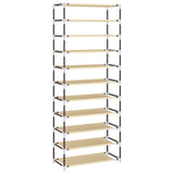 Schoenenkast 60X30X Stof Kleurig Crème