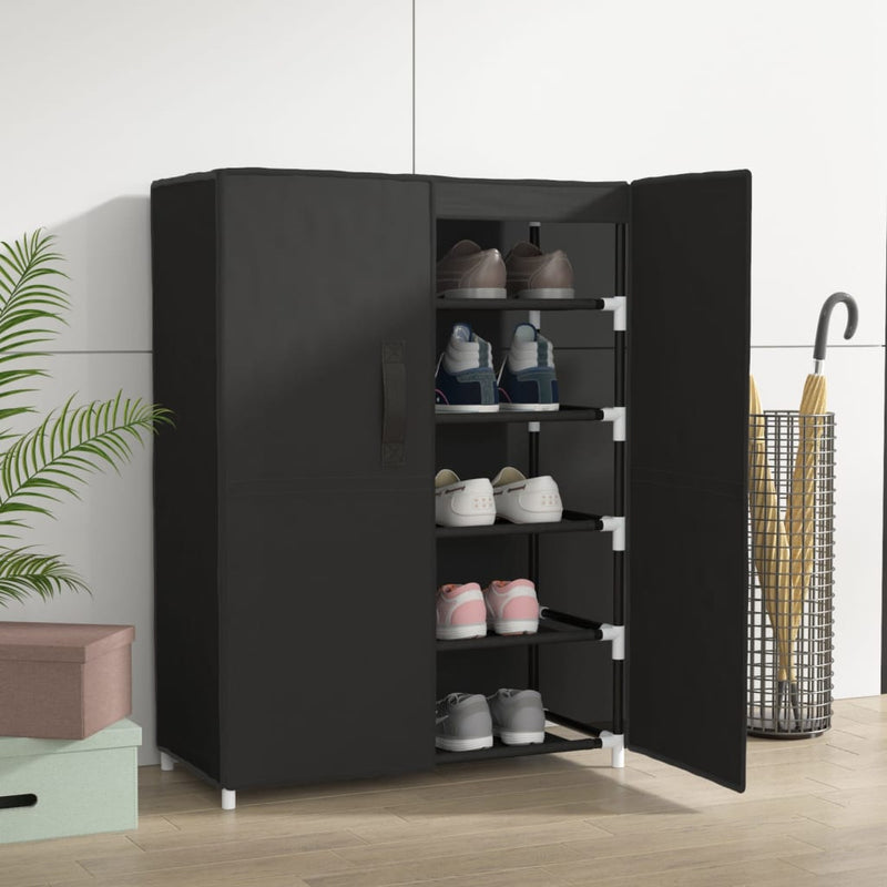Schoenenkast 60X30X Stof Zwart