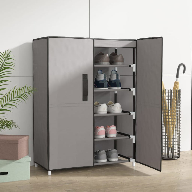 Schoenenkast 60X30X Stof Grijs