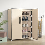 Schoenenkast 60X30X Stof Kleurig Crème