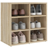 Schoenenkast 52,5X30X50 Cm Kleurig Sonoma Eiken