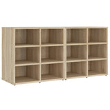 Schoenenkasten 52,5X30X50 Cm Kleurig Sonoma Eiken