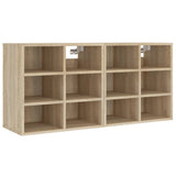 Schoenenkasten 52,5X30X50 Cm Kleurig Sonoma Eiken
