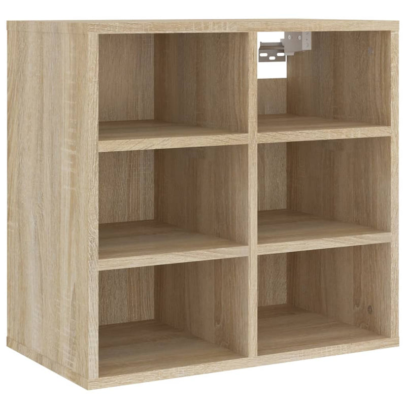 Schoenenkasten 52,5X30X50 Cm Kleurig Sonoma Eiken