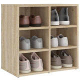 Schoenenkasten 52,5X30X50 Cm Kleurig Sonoma Eiken