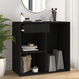 Cosmeticakast 80X40X75 Cm Bewerkt Hout Artisanaal Eikenkleur