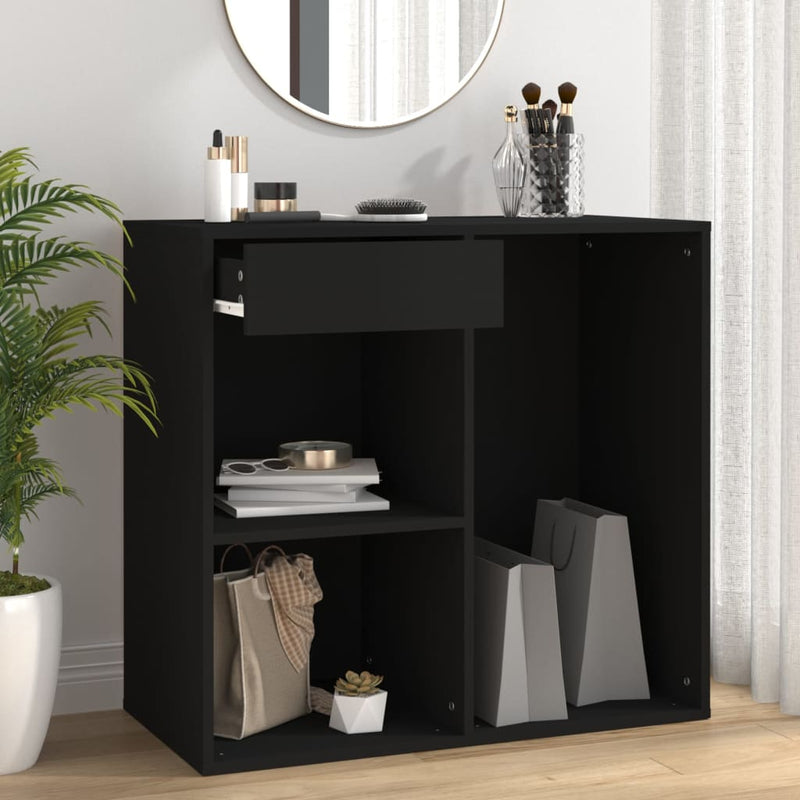Cosmeticakast 80X40X75 Cm Bewerkt Hout Artisanaal Eikenkleur