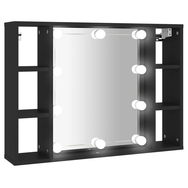 Spiegelkast Met Led-Verlichting 76X15X55 Cm
