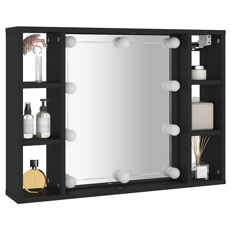 Spiegelkast Met Led-Verlichting 76X15X55 Cm