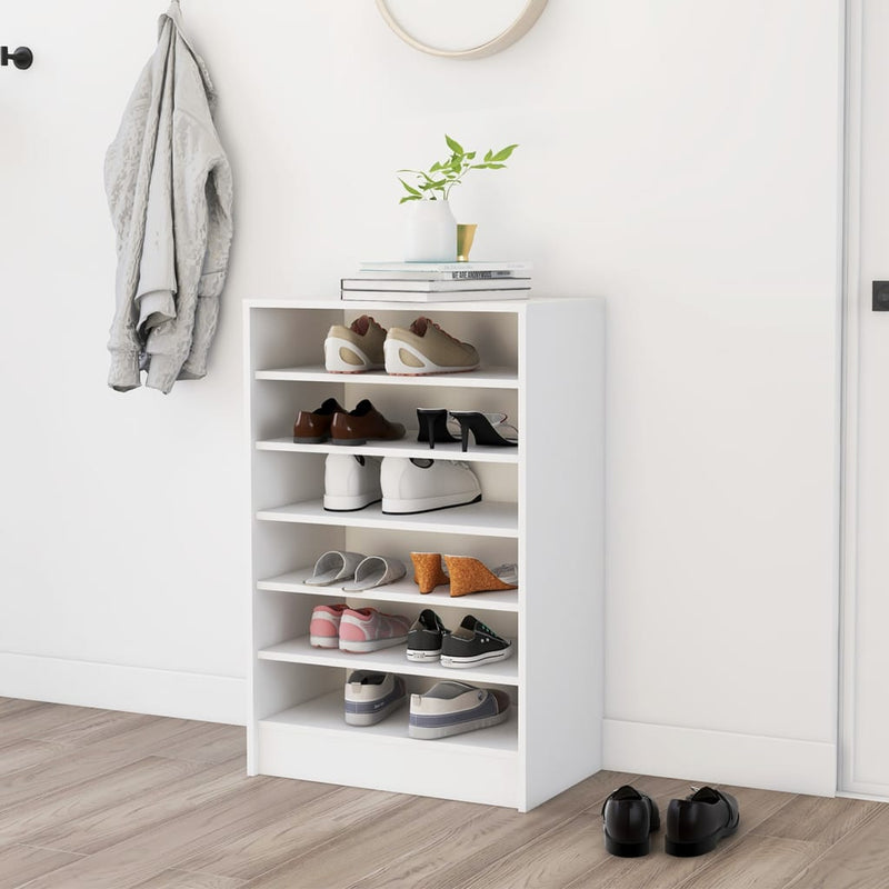 Schoenenkast Bewerkt Hout Artisanaal Eikenkleur
