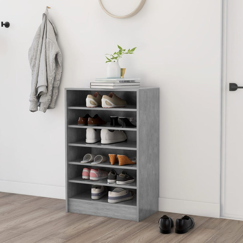 Schoenenkast Bewerkt Hout Artisanaal Eikenkleur