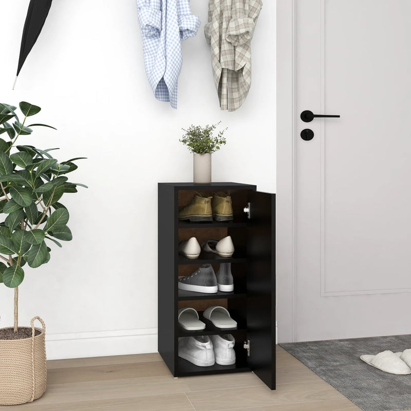 Schoenenkast Bewerkt Hout Artisanaal Eikenkleur