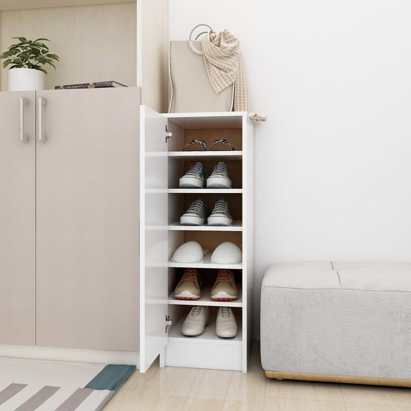 Schoenenkast Bewerkt Hout Artisanaal Eikenkleur