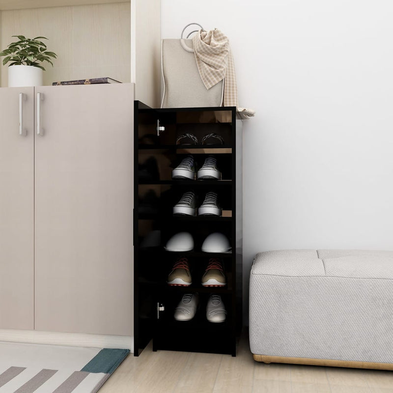 Schoenenkast Bewerkt Hout Artisanaal Eikenkleur